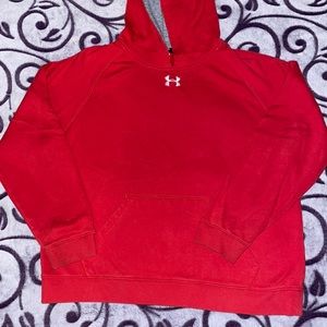 Red Under Armour Hoodie Youth XL